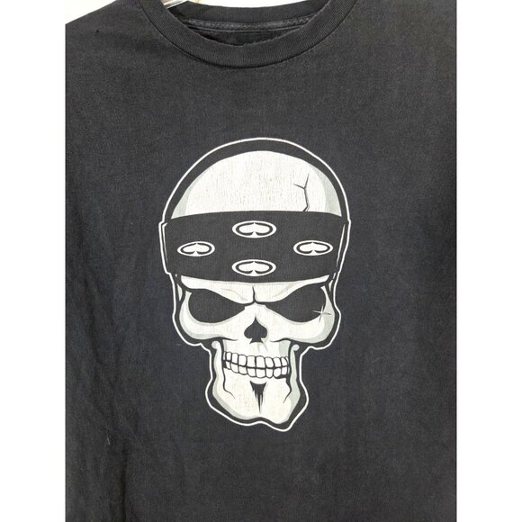 VTG Y2K SRH Skull Logo Faded T Shirt Grunge Skate Hip Hop Rap Pinkman Opium XL - Picture 2 of 7